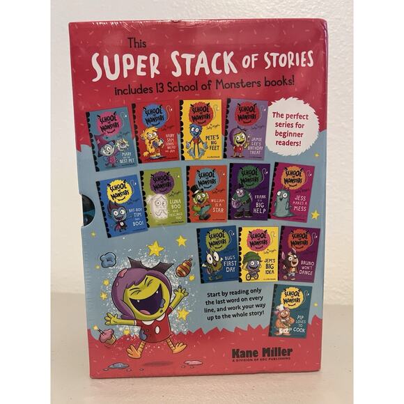 School of Monsters Super Stack of Stories NIB Sealed Set of 13 Sally Rippin - Picture 3 of 6